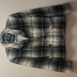 Cream & Black Blazer